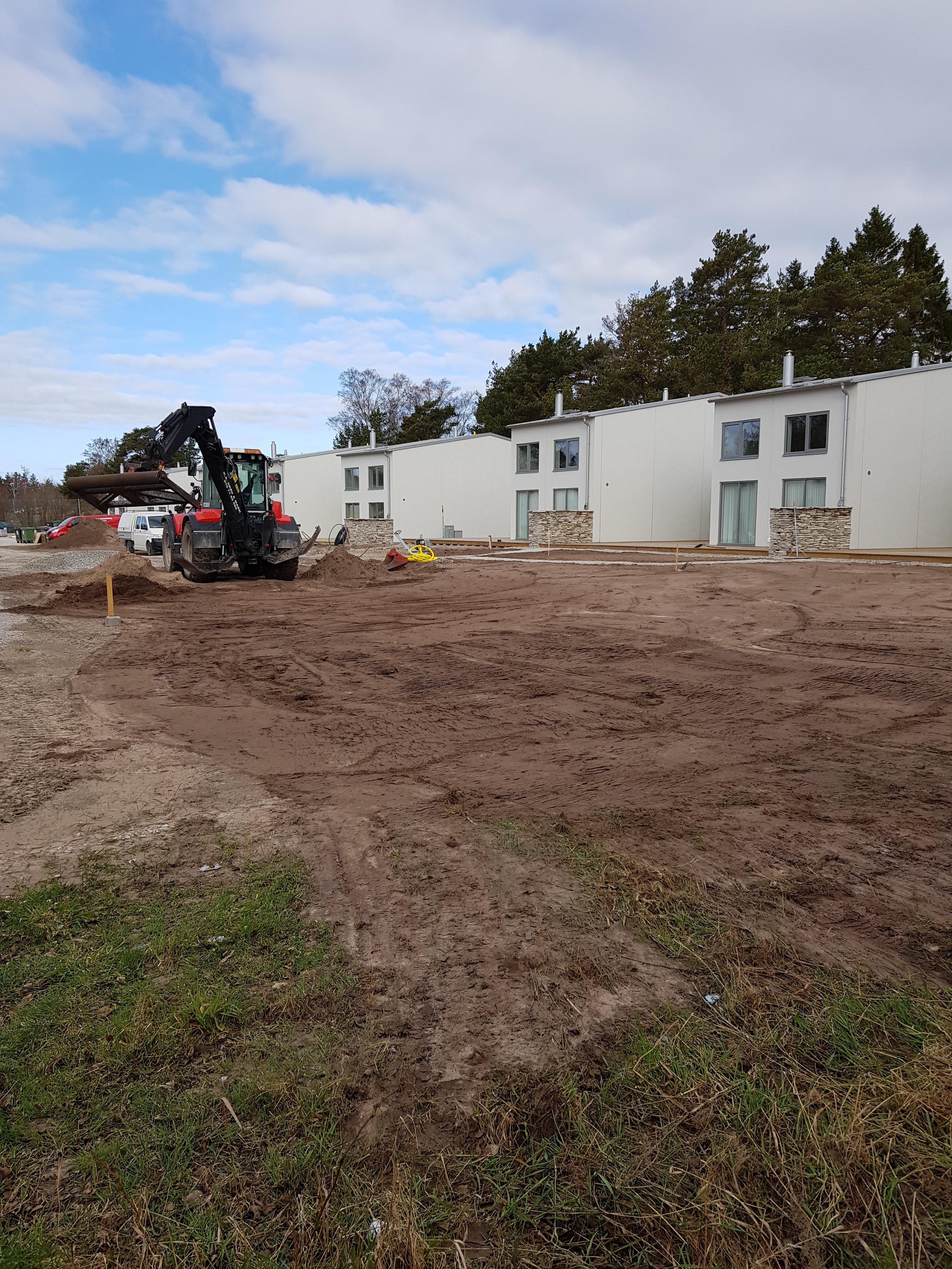 Grovåterställning vid nybyggnation Fårö sudersand